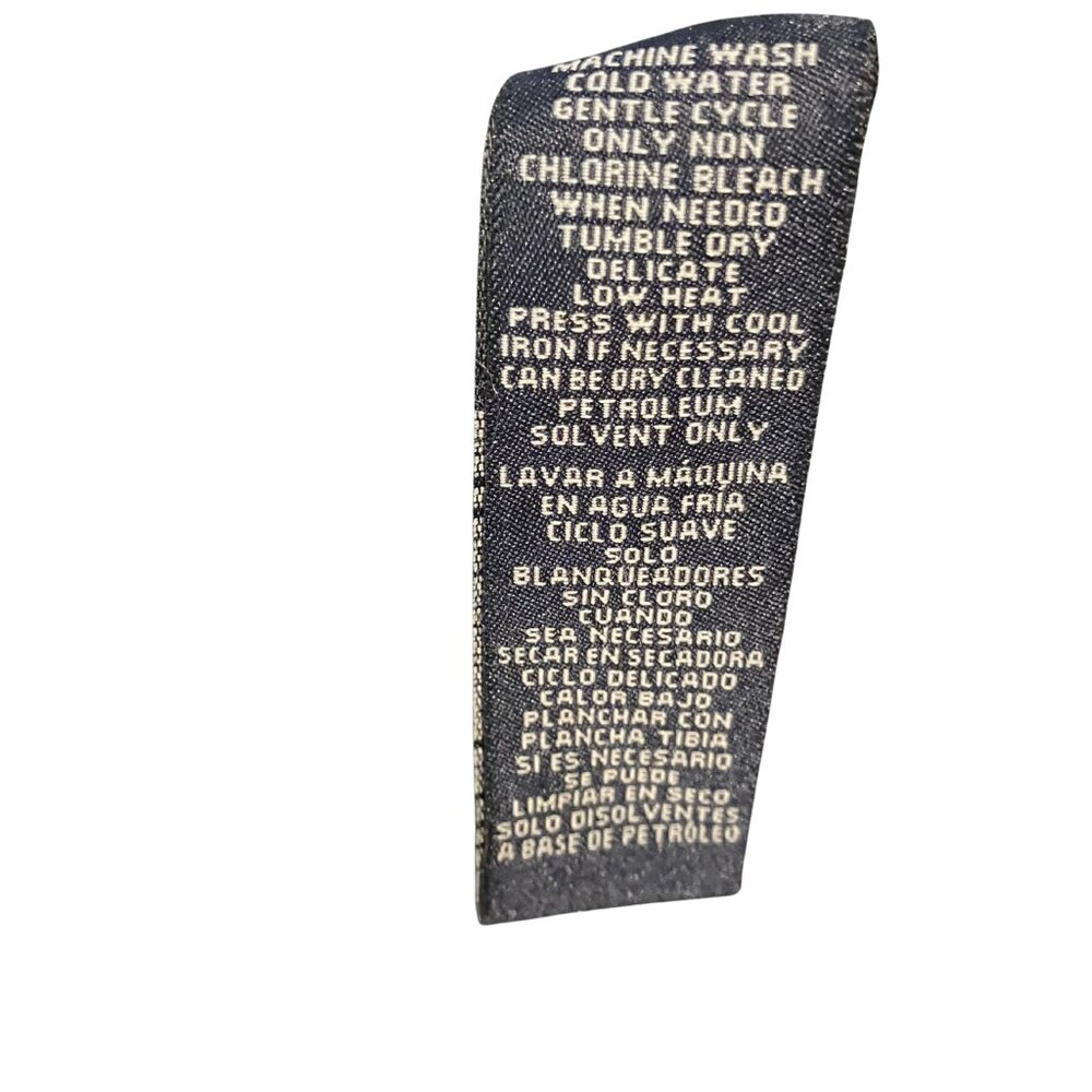 Jones New York Signature Black Linen Textured Shirt (Petite P/M) - Picture 5 of 9